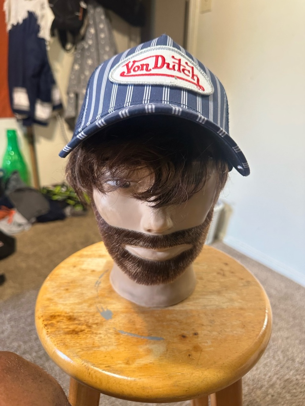 Vintage Von Dutch “railroad navy & white” trucker hat 00s